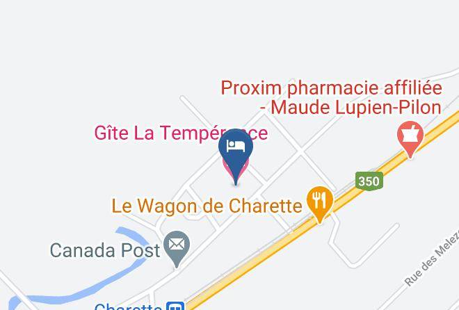 Gite La Temperance Map