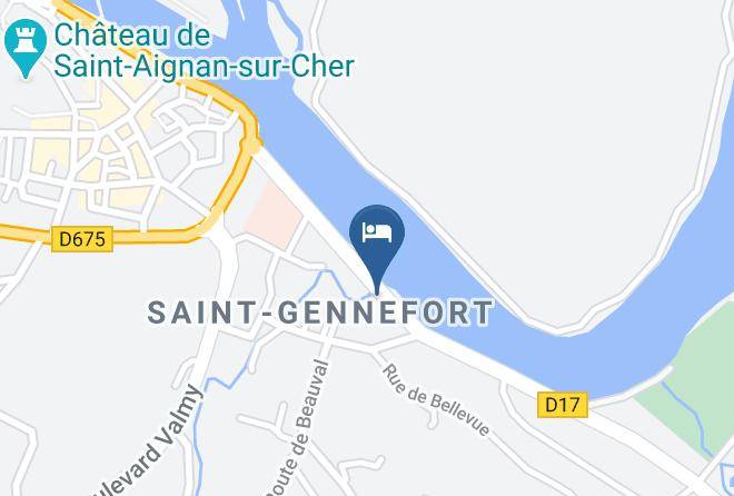 Loir Et Cher - Gite La Tribu De Beauval Maps