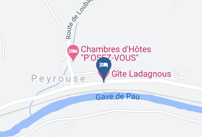 Hautes Pyrenees - Gite Ladagnous Maps