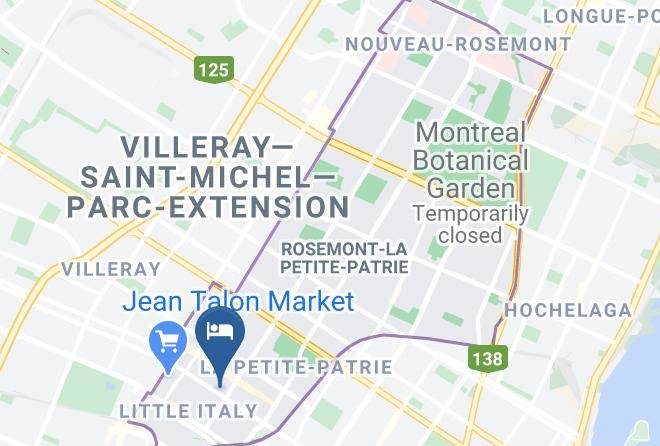 Montreal - Gite Le 9 Et Demi St Denis Maps