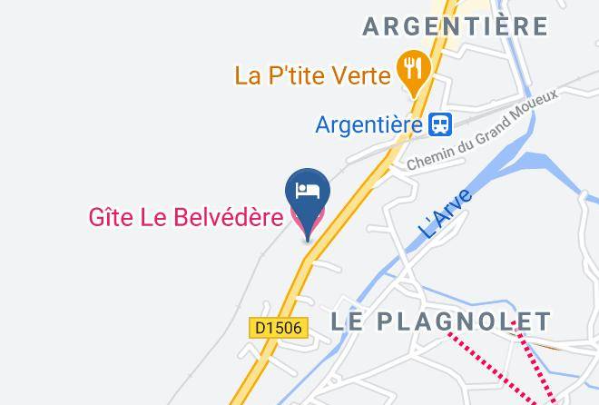 Haute Savoie - Gite Le Belvedere Maps