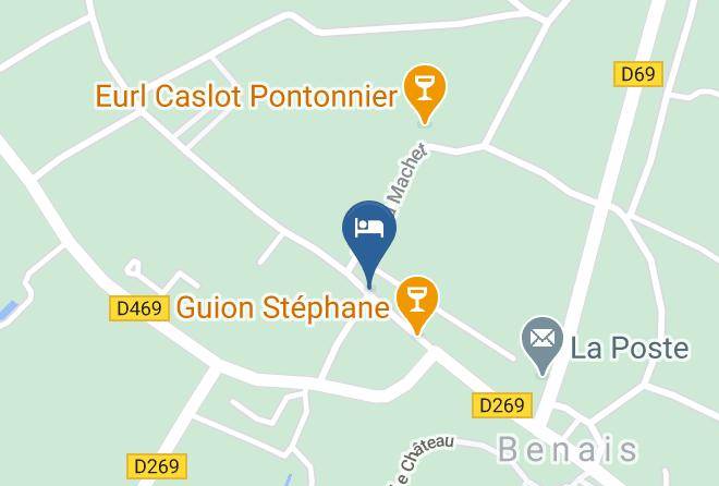 Indre Et Loire - Gite Le Clos Du Coteau A Benais Maps