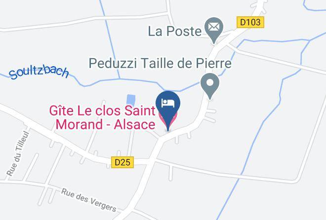 Haut Rhin - Gite Le Clos Saint Morand Alsace Maps
