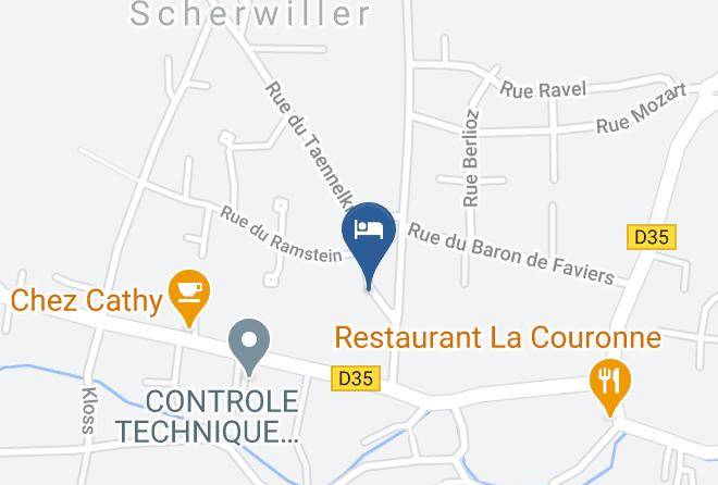 Bas Rhin - Gite Le Faucon Pelerin Maps