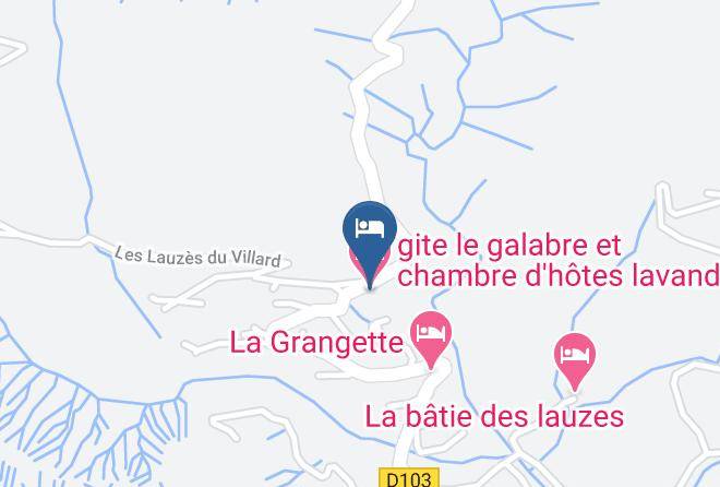 Alpes De Haute Provence - Gite Le Galabre Et Chambre D'hotes Lavande Maps