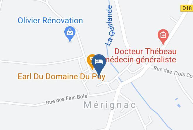 Charente - Gite Le Jardin Du Cluzeau Maps