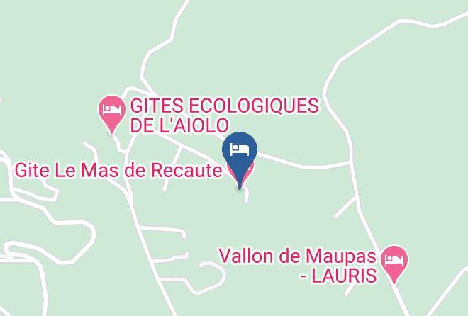 Vaucluse - Gite Le Mas De Recaute Maps