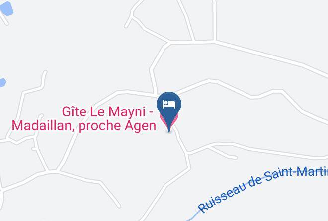 Lot Et Garonne - Gite Le Mayni Madaillan Proche Agen Maps