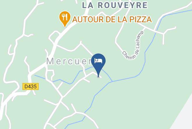 Ardeche - Gite Le Mercoire Maps