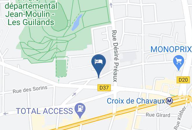 Seine St Denis - Gite Le Montreuillois Maps