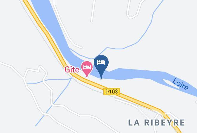 Haute Loire - Gite Le Moulin De La Ribeyre Maps