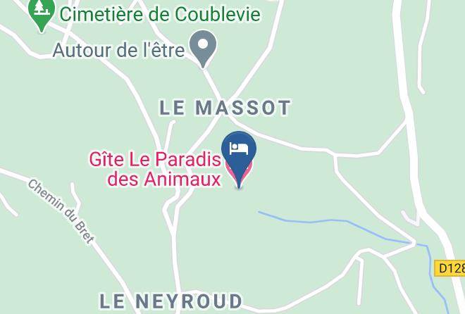 Isere - Gite Le Paradis Des Animaux Maps