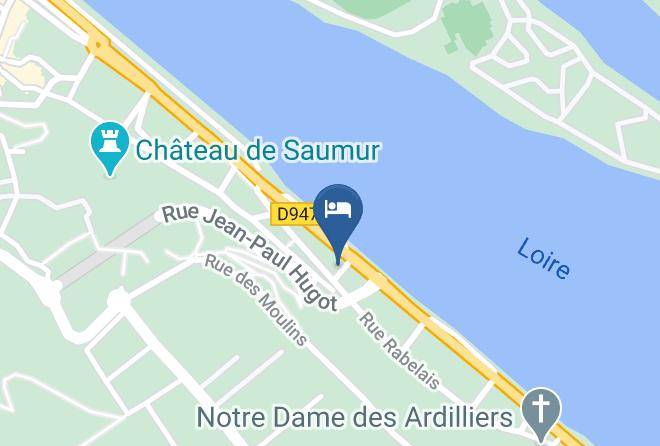 Maine Et Loire - Gite Le Rosaire Au Centre De Saumur Maps