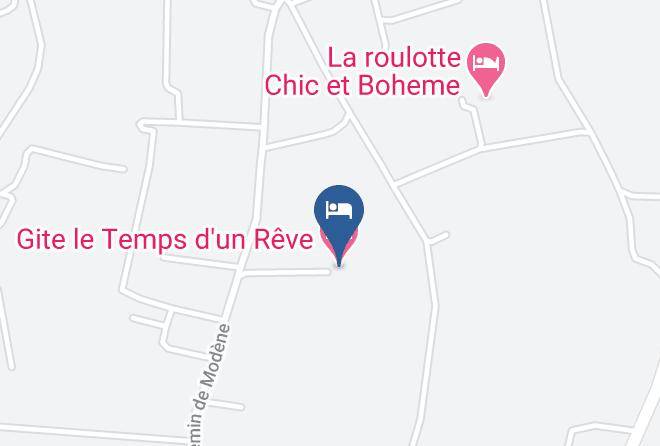 Vaucluse - Gite Le Temps D'un Reve Maps
