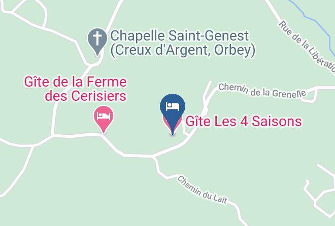 Haut Rhin - Gite Les 4 Saisons Maps