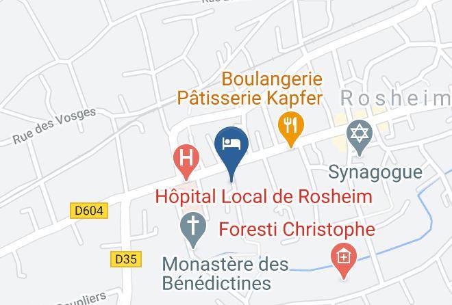 Bas Rhin - Gite Les 7 Cepages Maps