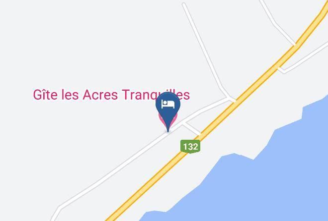 Le Rocher Perce Regional County Municipality - Gite Les Acres Tranquilles Maps