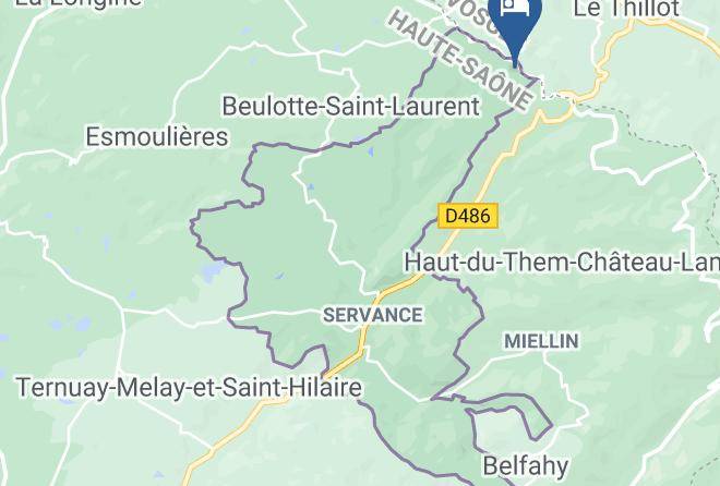 Haute Saone - Gite Les Baudy Maps
