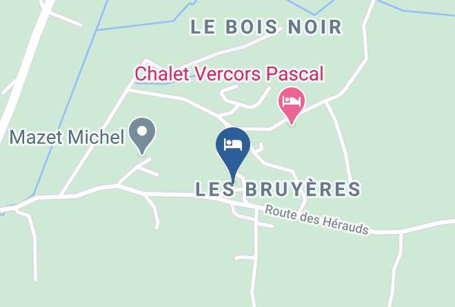 Isere - Gite Les Bruyeres Maps