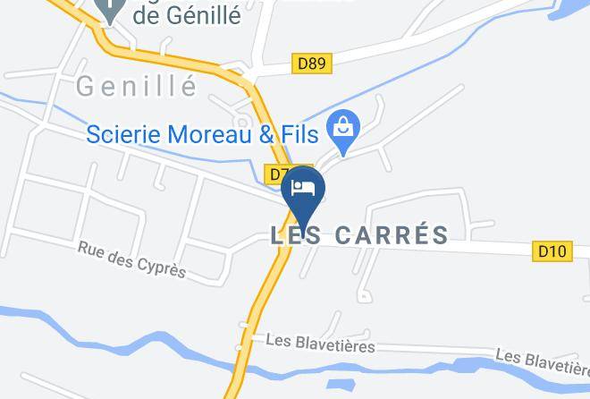 Indre Et Loire - Gite Les Carres Maps