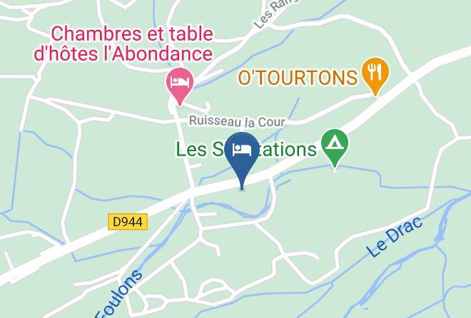 Hautes Alpes - Gite Les Foulons Maps