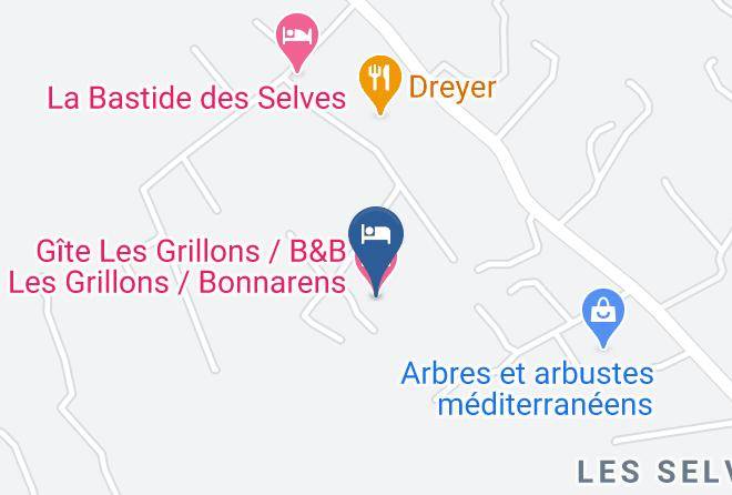 Var - Gite Les Grillons B&b Les Grillons Bonnarens Maps