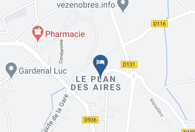 Gard - Gite Les Jardins D'estriat Maps