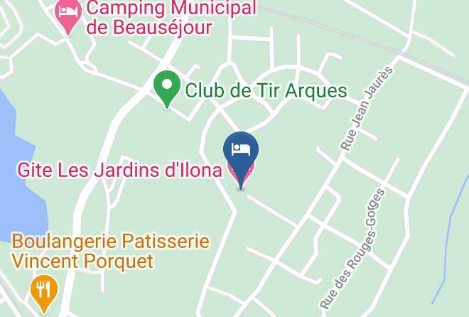 Pas De Calais - Gite Les Jardins D'ilona Maps