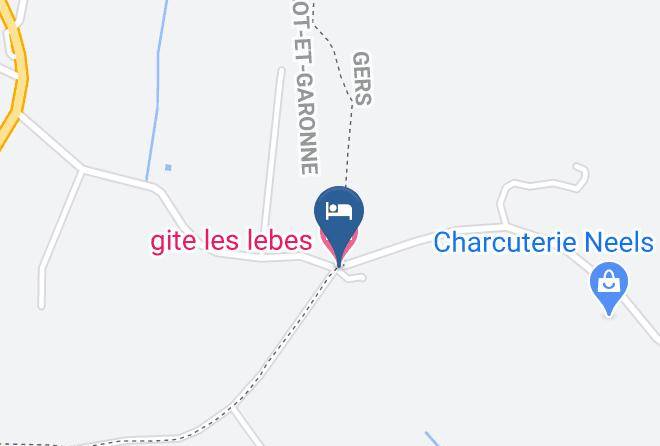 Gers - Gite Les Lebes Maps