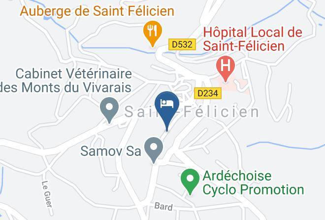 Ardeche - Gite Les Marronniers Maps