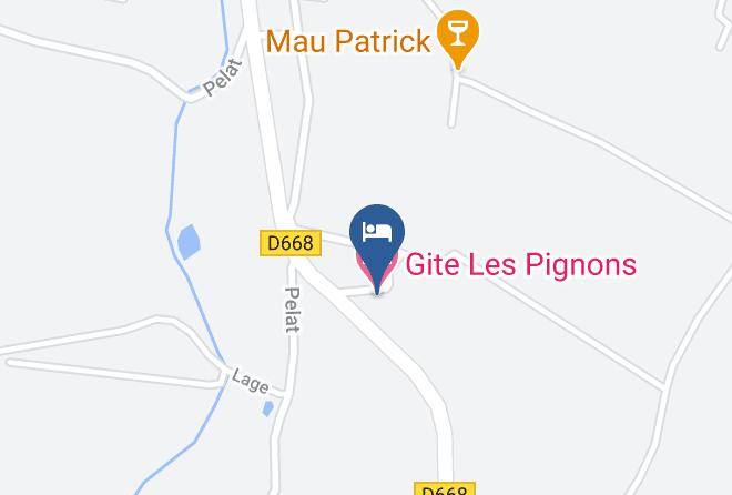 Gironde - Gite Les Pignons Maps