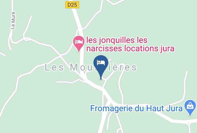 Jura - Gite Les Rochettes Maps