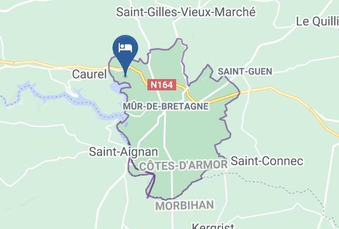 Cotes D Armor - Gite Les Vergers De Guerledan Maps