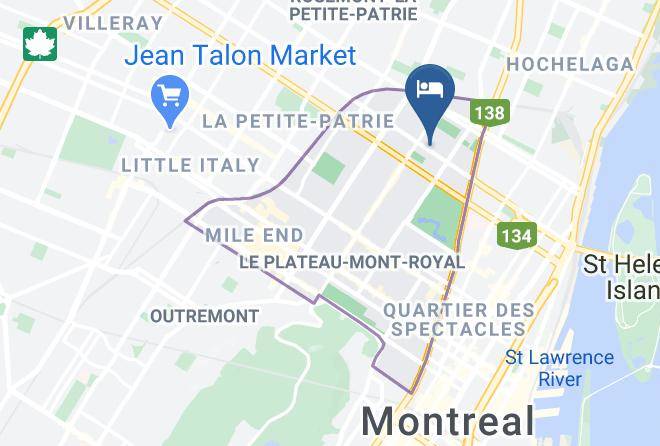 Montreal - Gite Maamm Bolduc Maps