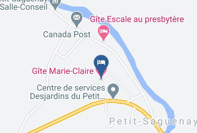 Le Saguenay Et Son Fjord - Gite Marie Claire Maps
