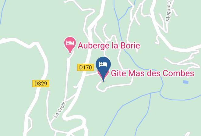 Gard - Gite Mas Des Combes Maps