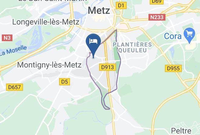 Moselle - Gite Metz Chapelle Maps