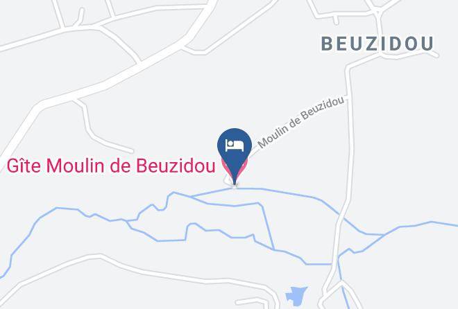 Finistere - Gite Moulin De Beuzidou Maps