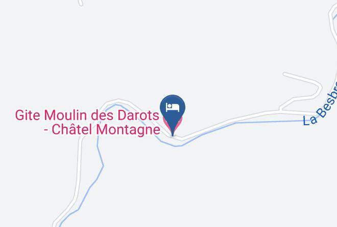 Allier - Gite Moulin Des Darots Chatel Montagne Maps