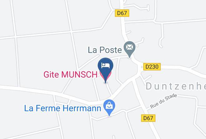 Bas Rhin - Gite Munsch Maps
