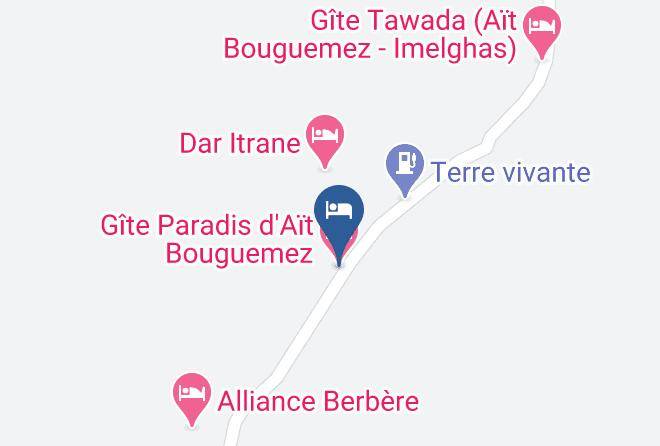 Tadla Azilal - Gite Paradis D'ait Bouguemez Maps