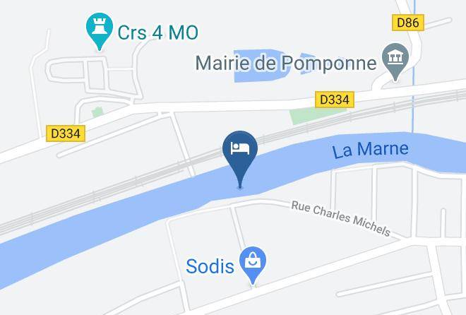 Seine Et Marne - Gite Peniche Marbore Maps