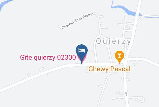 Aisne - Gite Quierzy 02300 Maps