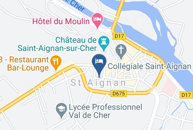 Loir Et Cher - Gite Regard Sur Le Chateau Maps