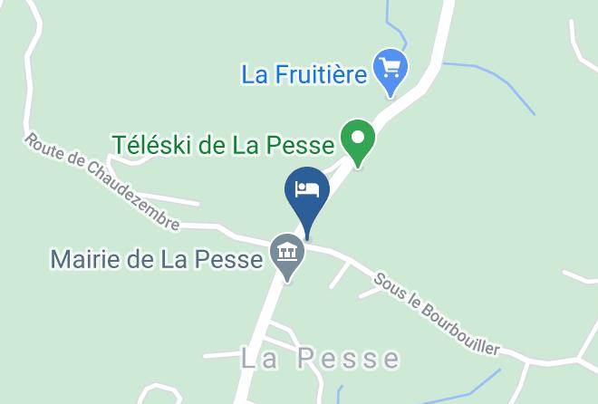 Jura - Gite Restaurant Chez Burdet Maps