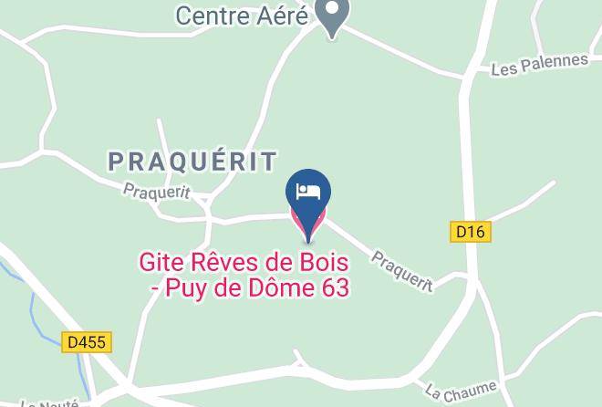Gite Reves De Bois Puy De Dome 63 Map