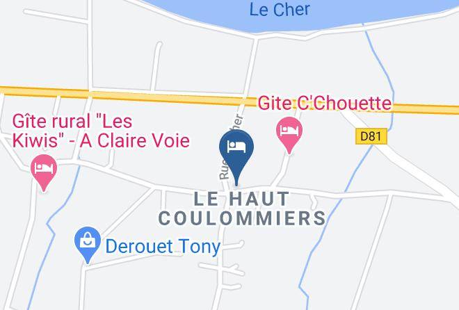 Indre Et Loire - Gite Rural Francueil Maps
