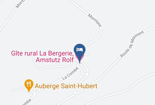 Porrentruy - Gite Rural La Bergerie Amstutz Rolf Maps