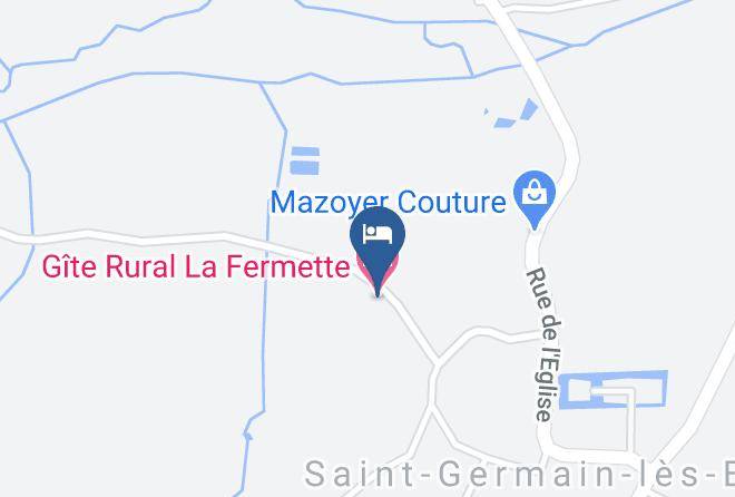 Saone Et Loire - Gite Rural La Fermette Maps