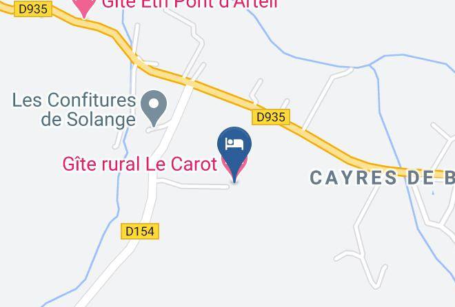 Hautes Pyrenees - Gite Rural Le Carot Maps
